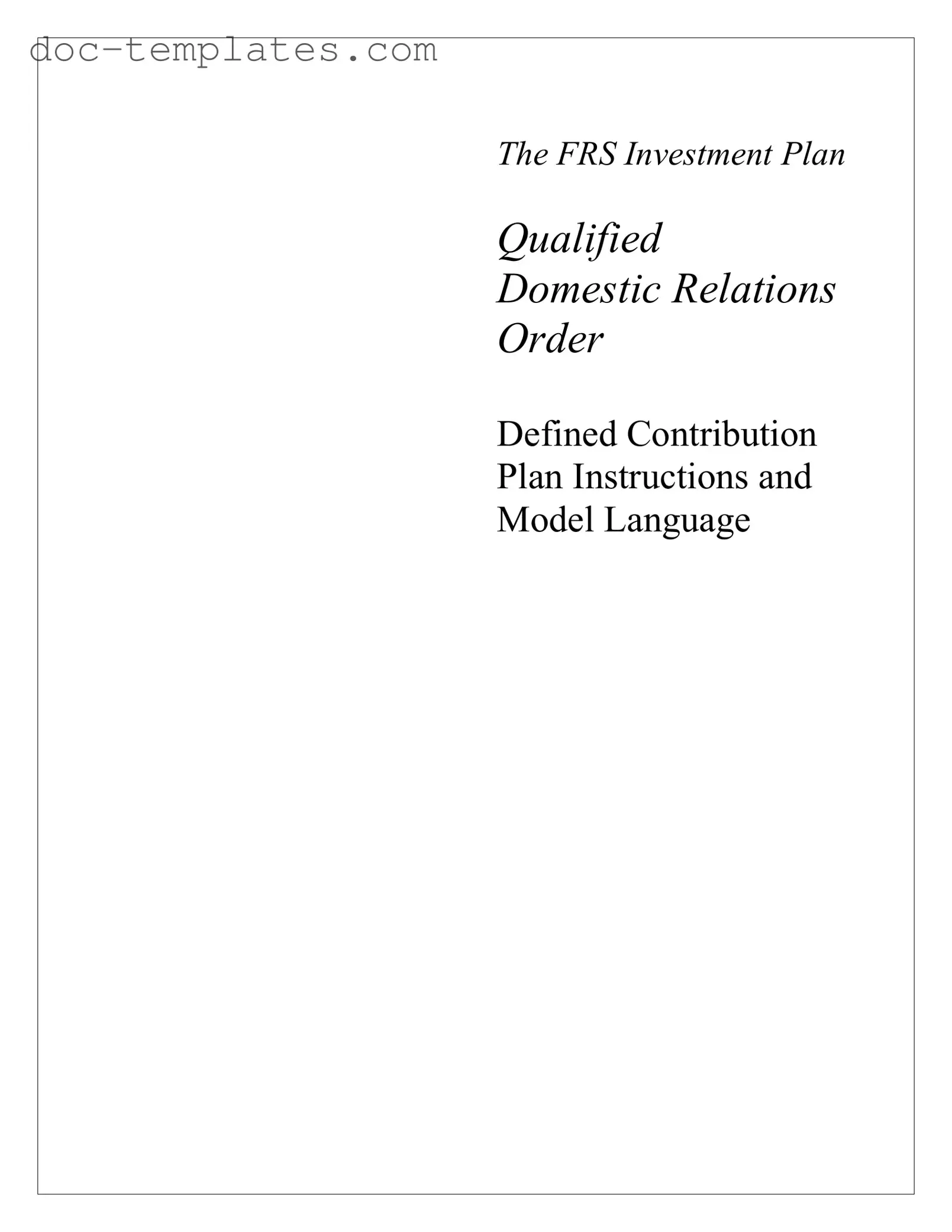 Download Qdro Template