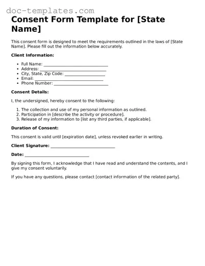 Official Consent Document