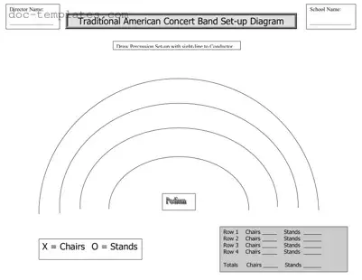 Download Band Seating Chart Template