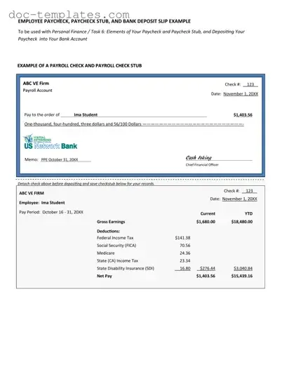 Download Payroll Check Template
