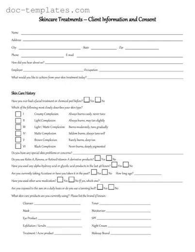 Download Facial Consent Template
