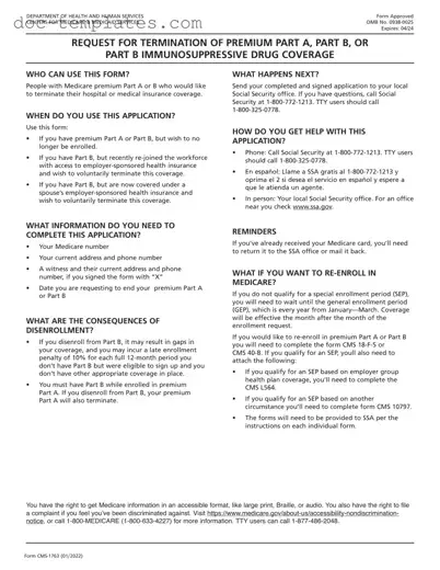 Download CMS-1763 Exp Template