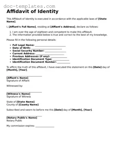 Official Affidavit of Identity Document