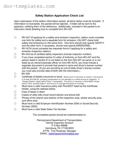 Download Mv 427 Penndot Template