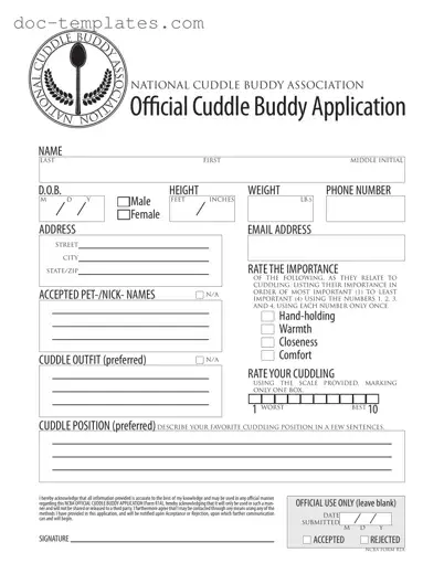 Download Cuddle Buddy Application Template