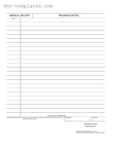Download Progress Notes Template