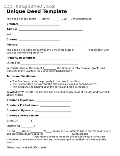 Official Deed Document