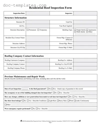 Download Roof Inspection Template