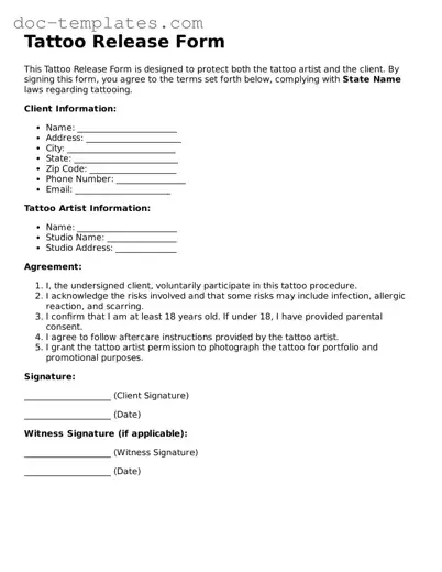 Official Tattoo Release Document