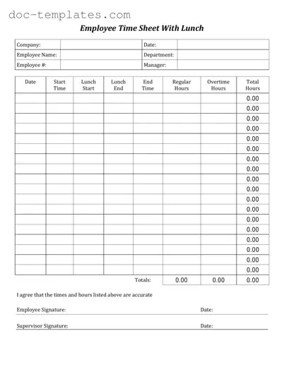 Download Time Card Template