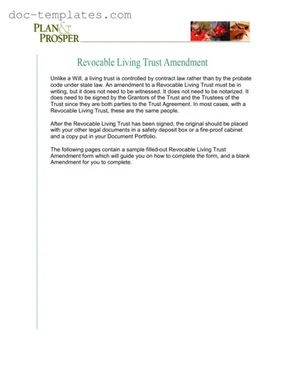 Download Trust Amendment Template